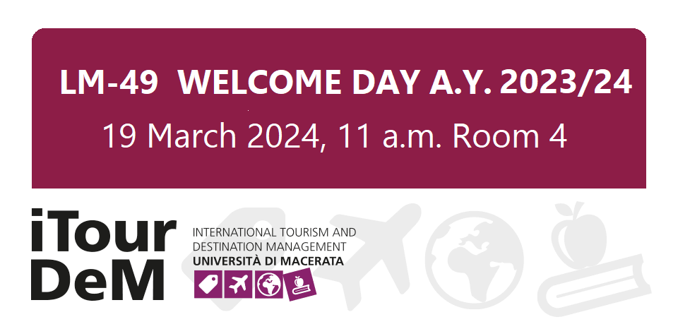 WELCOME DAY A.Y. 2023/24