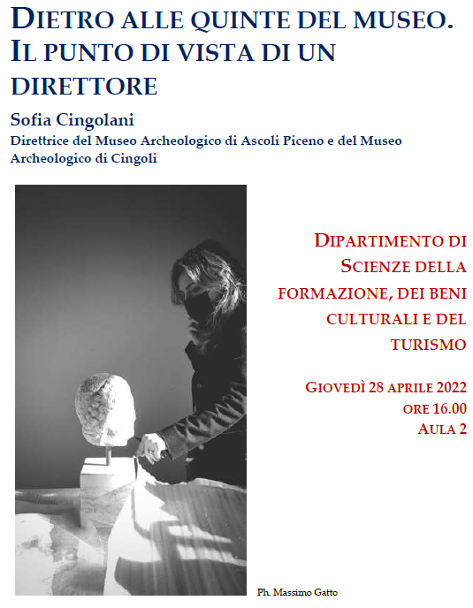 locandina DIETRO ALLE QUINTE DEL MUSEO