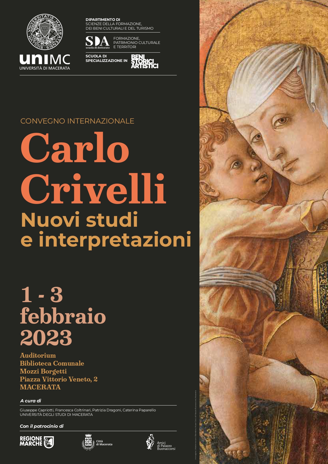 Convegno internazionale di studi “Carlo Crivelli. Nuovi studi e interpretazioni” 