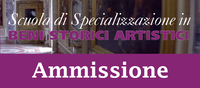 Bando Corso Specializzazione Beni Storici Artistici 26/27