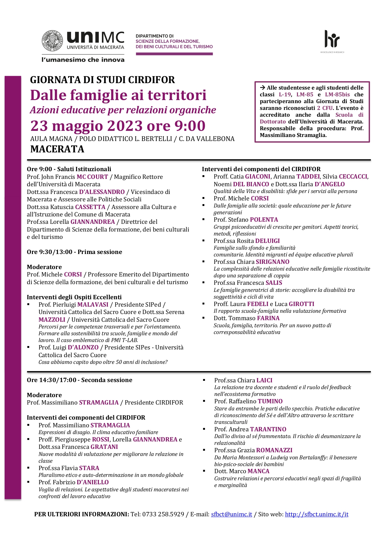 DALLE FAMIGLIE AI TERRITORI  Azioni educative per relazioni organiche