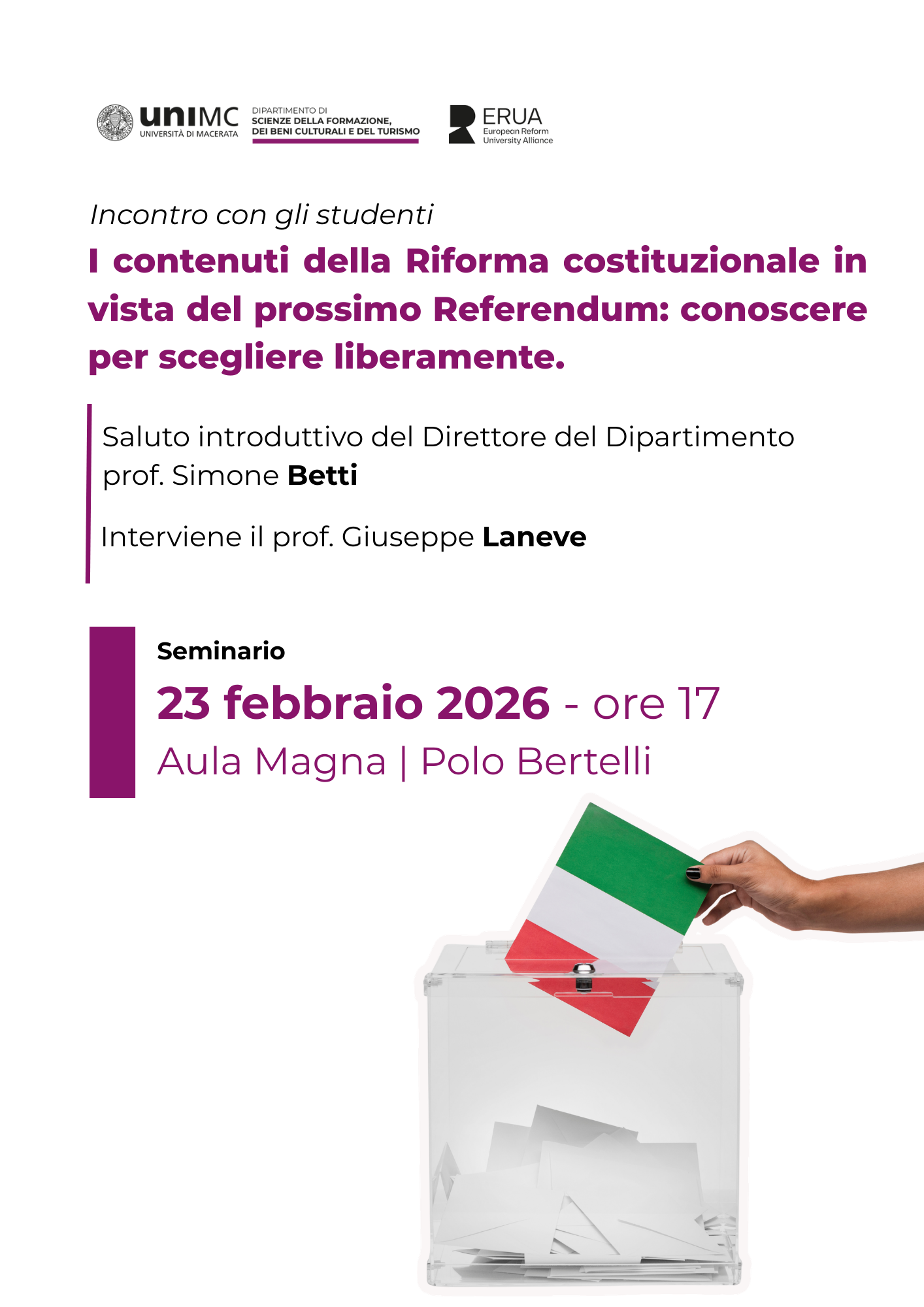 I contenuti della Riforma costituzionale in vista del prossimo Referendum