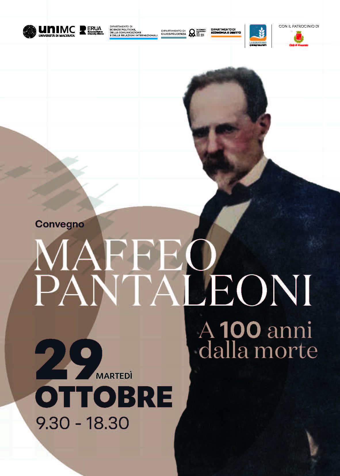 Maffeo Pantaleoni. A 100 anni dalla morte