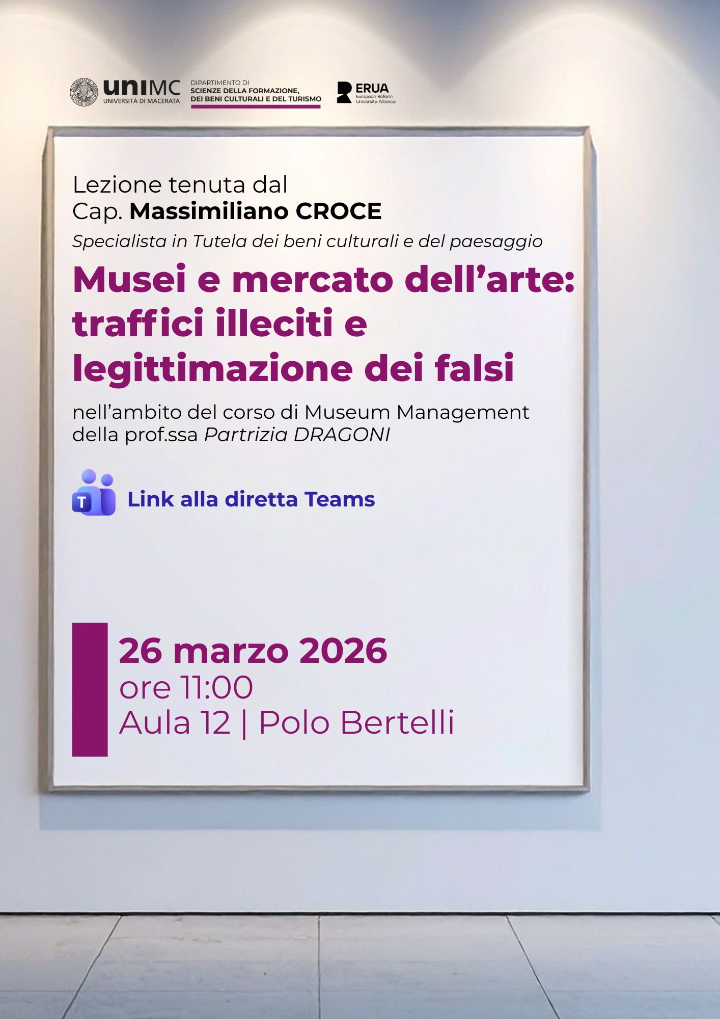 Musei e mercato dell’arte: traffici illeciti e legittimazione dei falsi