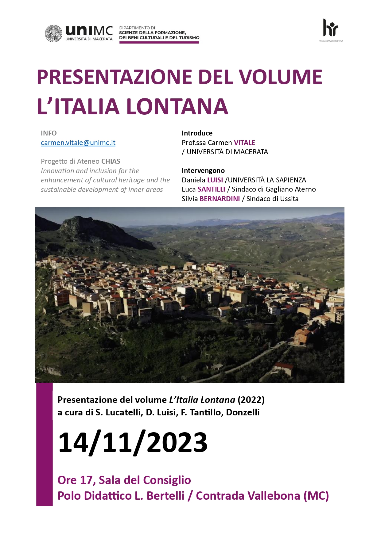 Presentazione del volume "L'Italia Lontana"