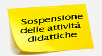 Sospensione attività didattiche